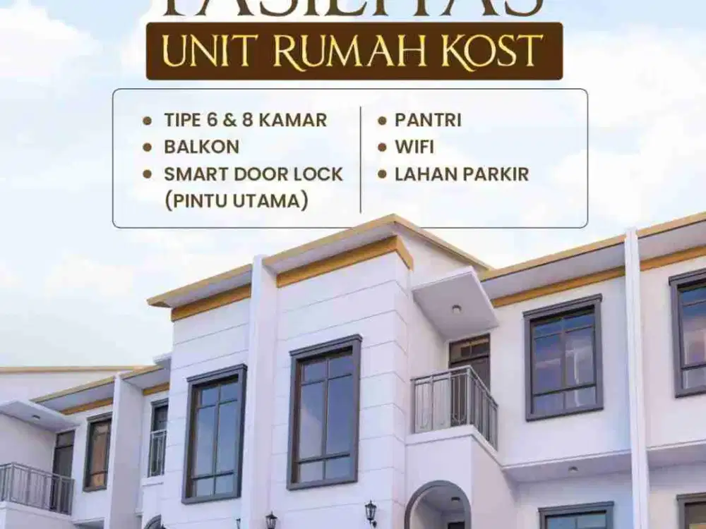 Investasi menguntungkan di lokasi strategis ring 1 IPB, rukost 6 kamar yg exclusive