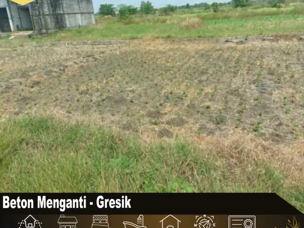 Dijual Tanah Beton Menganti Gresik