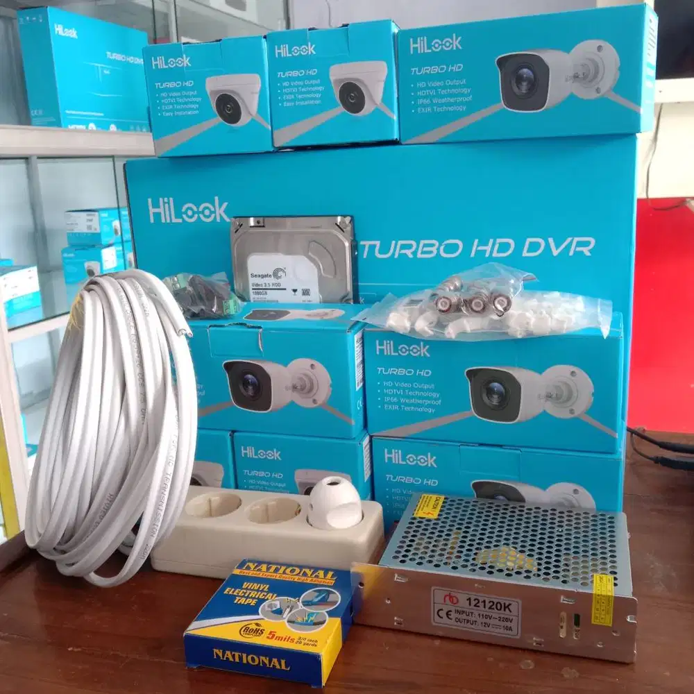 PAKET CCTV ANALOG 8 CAMERA (2MP)