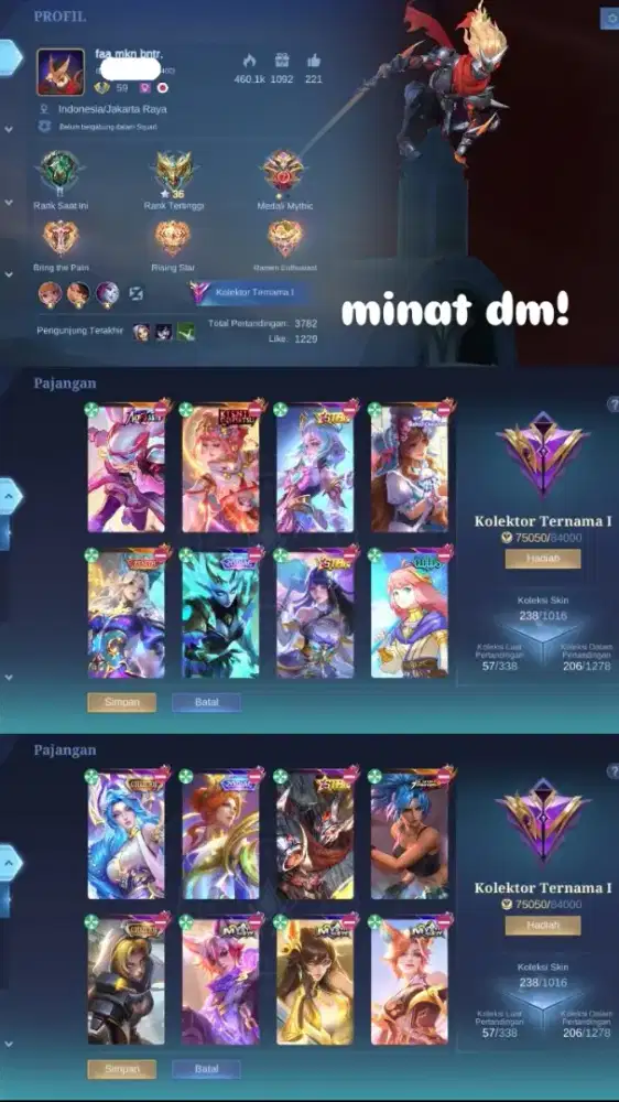 akun Mobile legend