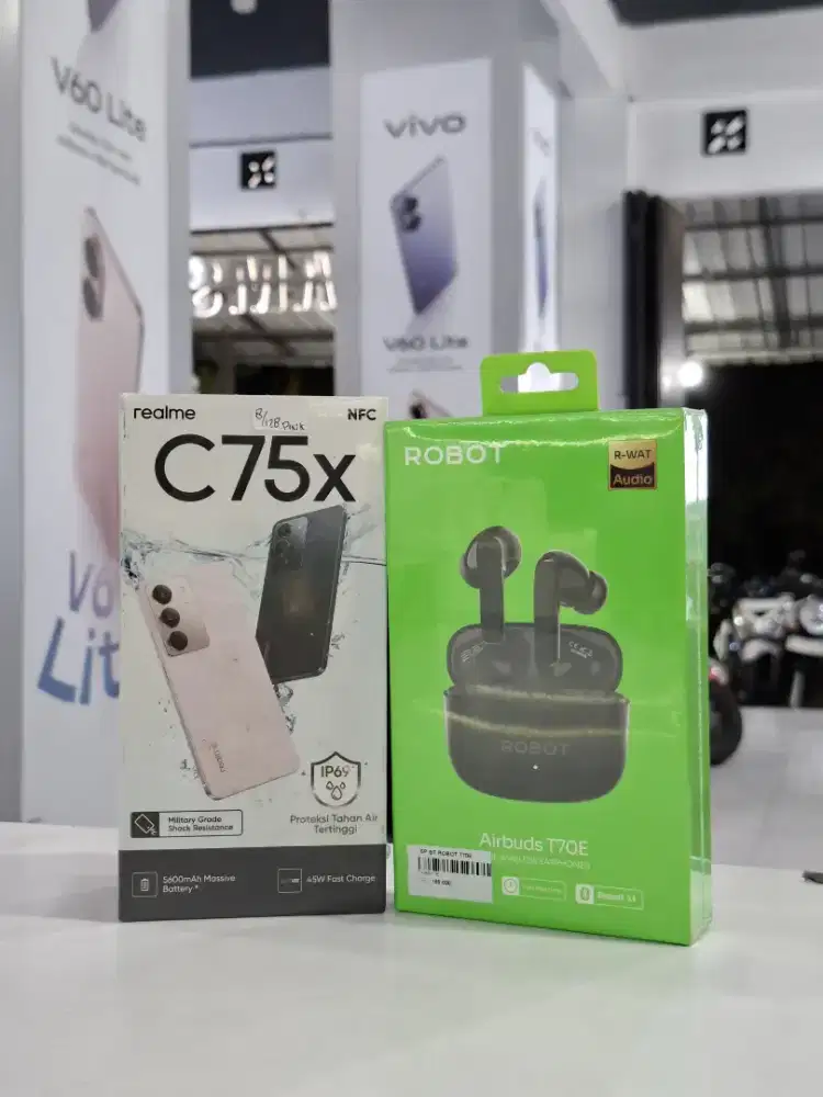 REALME C75X HP TAHAN AIR PALING TERJANGKAU!