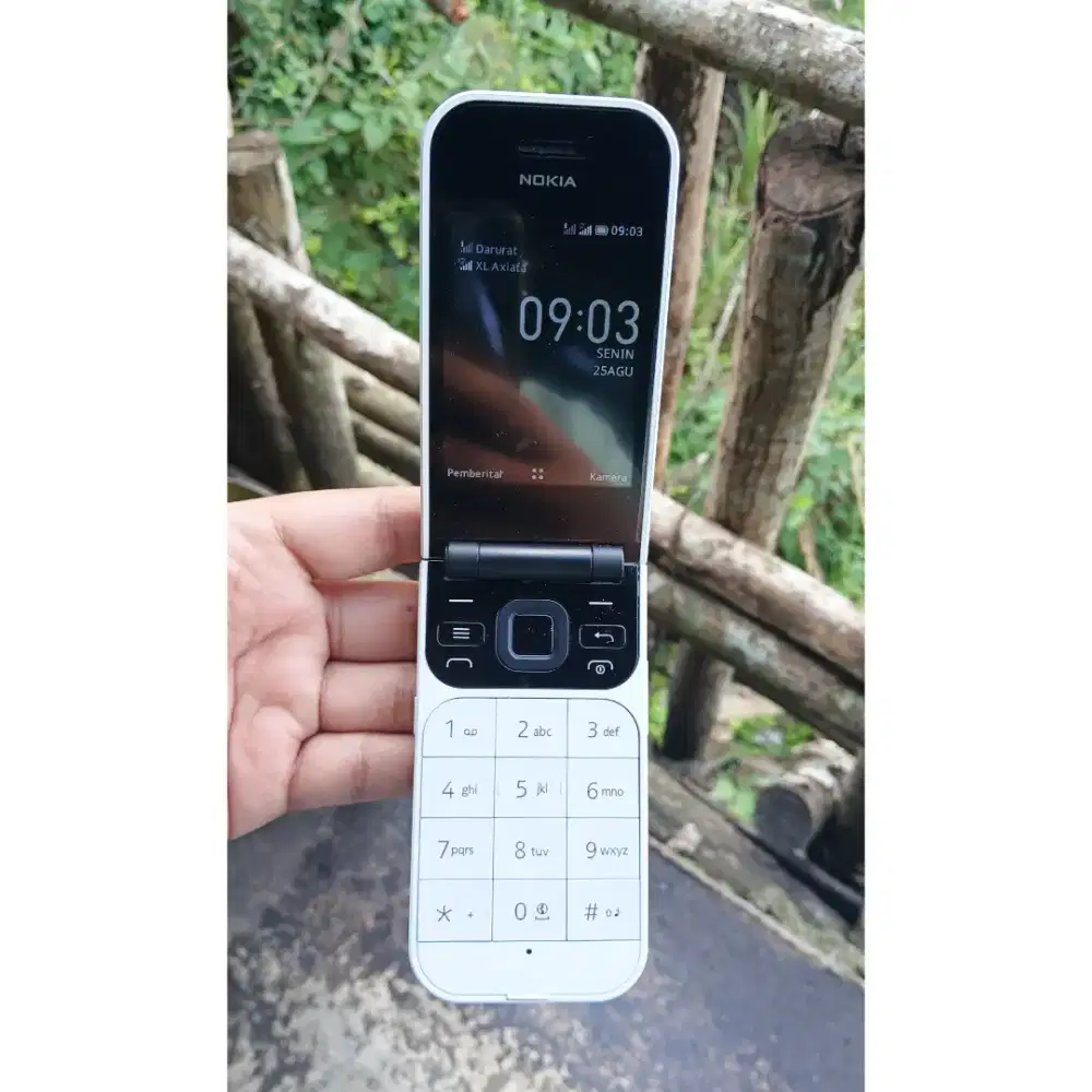 Nokia Flip 2720 Fullset Normal Siap Pakai