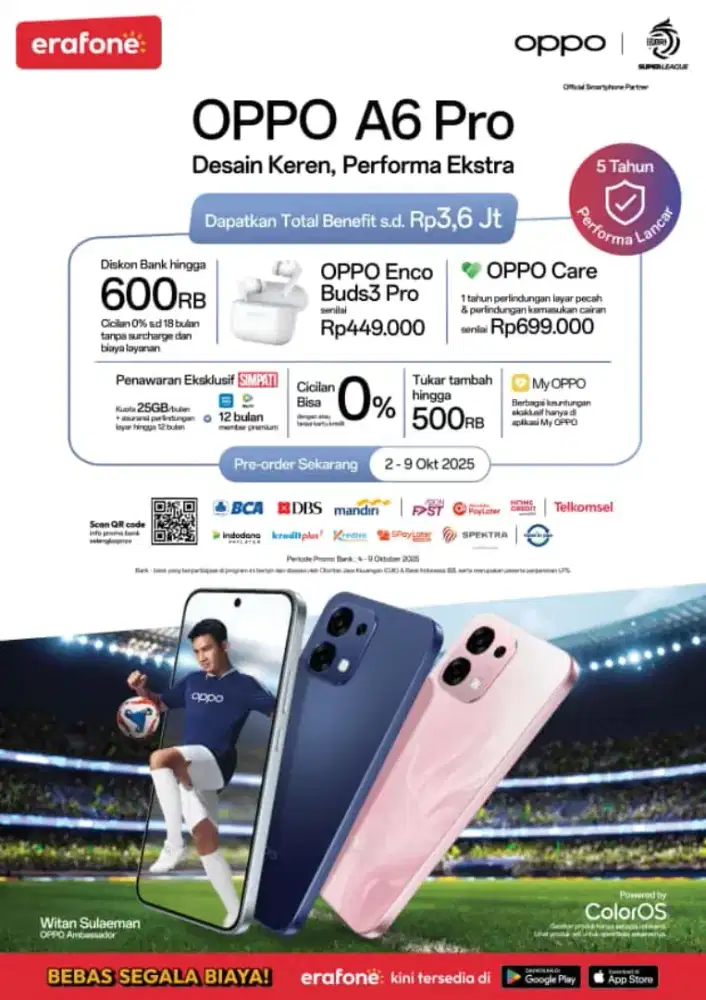 Open pre prder Oppo A6pro cash/kredit
