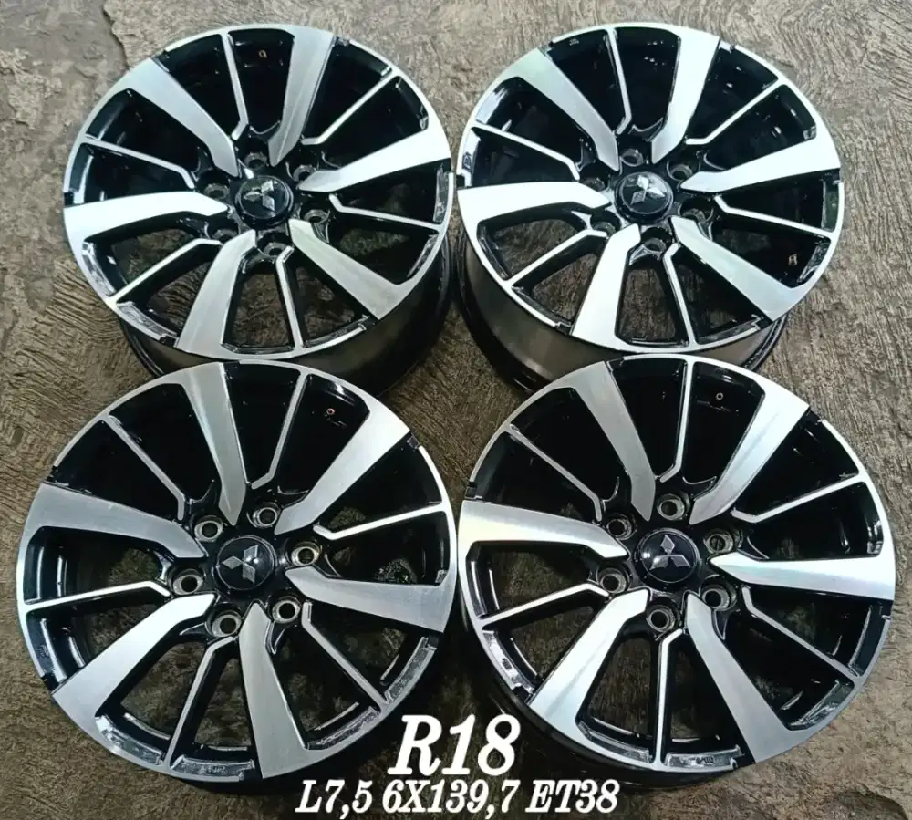 Jual velg mobil oem pajero r18 6x139,7 dll
