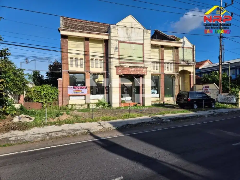 Dijual/Disewakan Tanah Bonus Bangunan di Simpang 4 Cungking - Banyuwangi