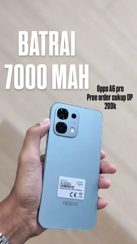 Open pree order Oppo A6 pro