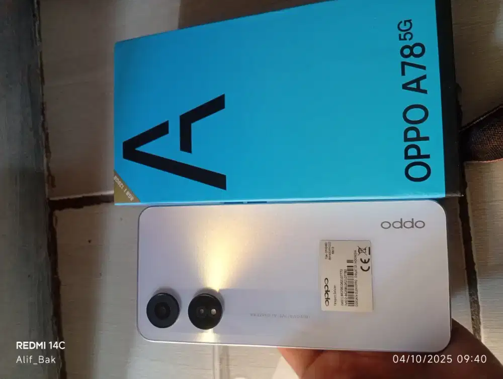 Hp Oppo a78 5g 8/128
