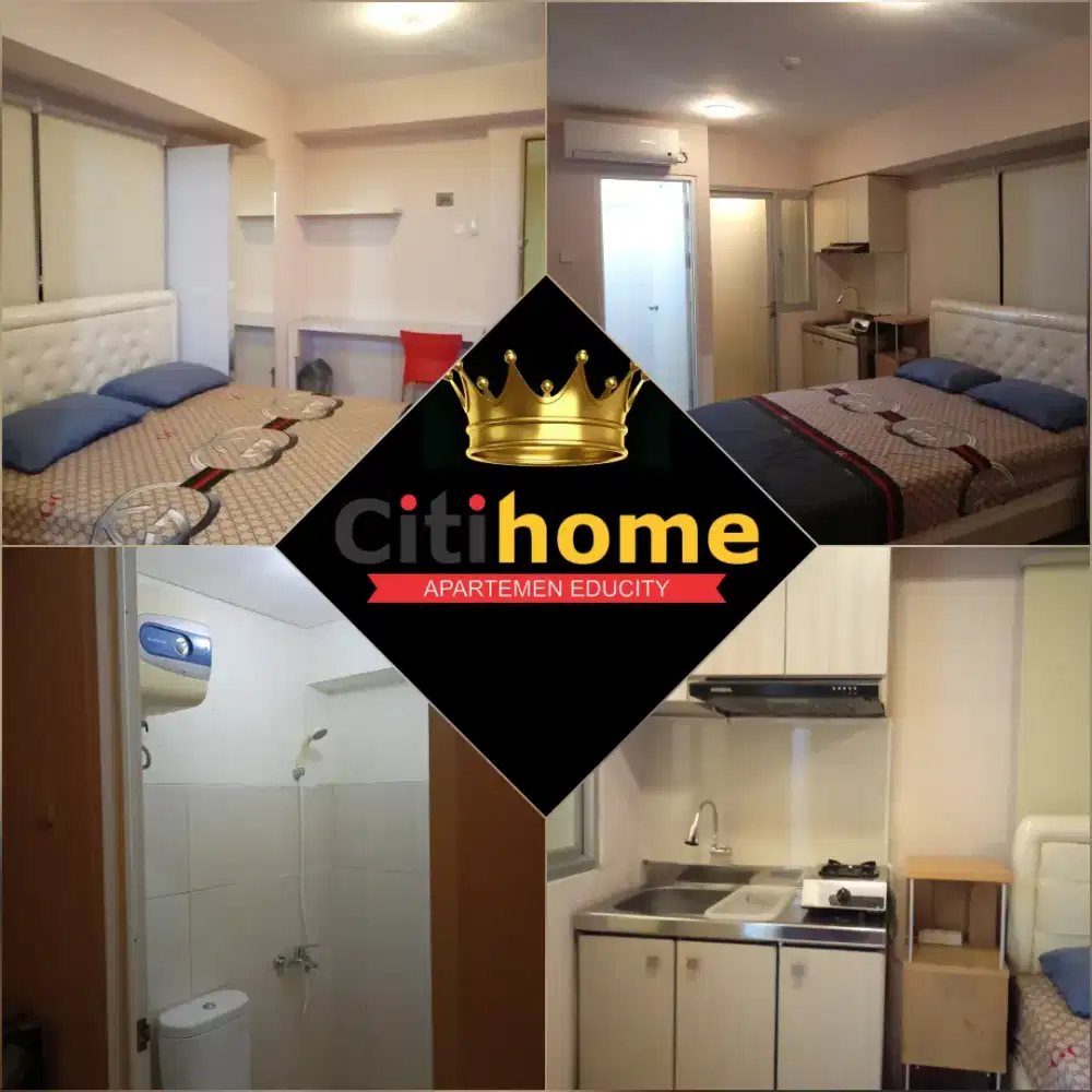 Menyewakan apartemen educity 1BR Tahunan by citihome