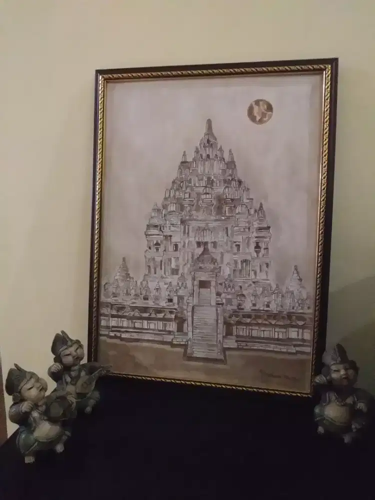 Lukis kopi diatas kanvas