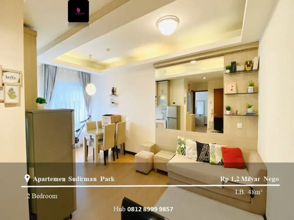 Dijual Apartement Sudirman Park 2BR High Floor FF
