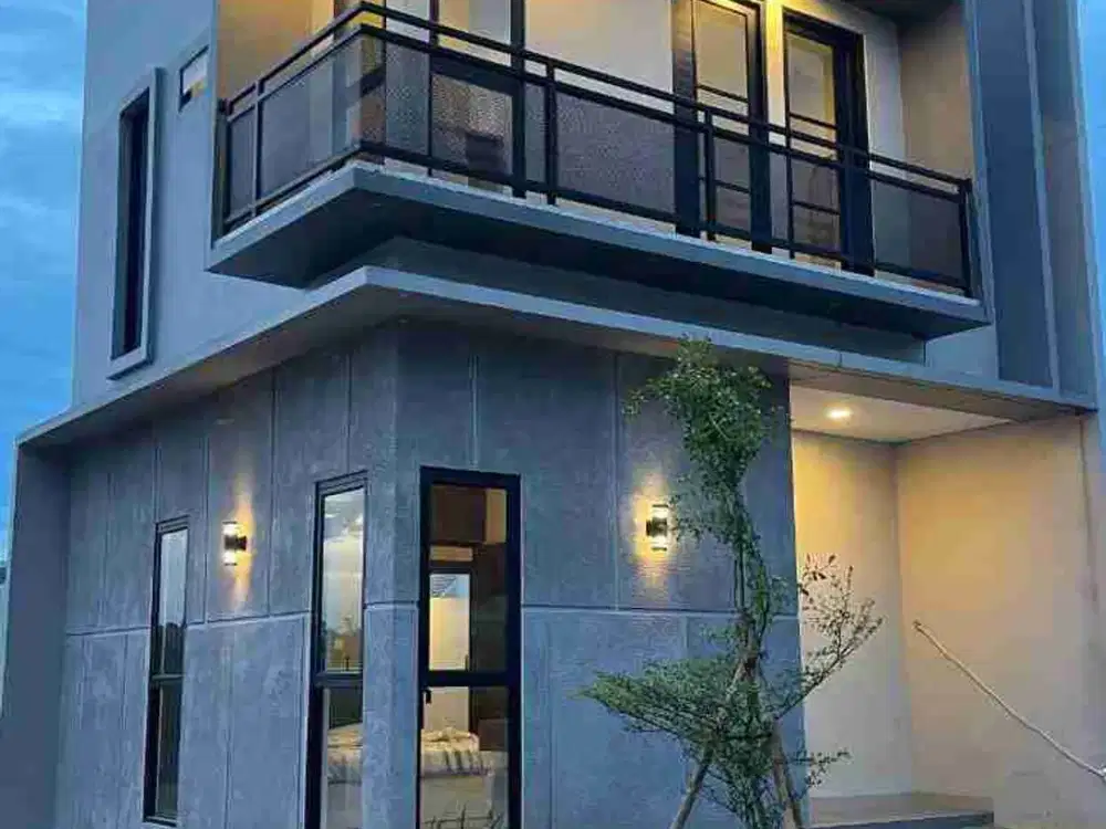 Rumah Sawangan 2 lantai 3 kamar tidur bebas banjir bisa KPR DP 0% strategis Terminal pondok cabe/airport pondok cabe dan gerbang tol sawangan Depok