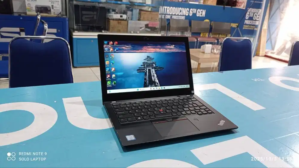 LENOVO THINKPAD X280 CORE i5 GEN 8 RAM 8GB SSD PRAKTIS RINGAN MULUS