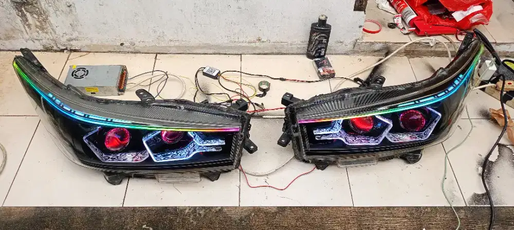 headlamp custom Innova reborn SM pasang sejadetabek