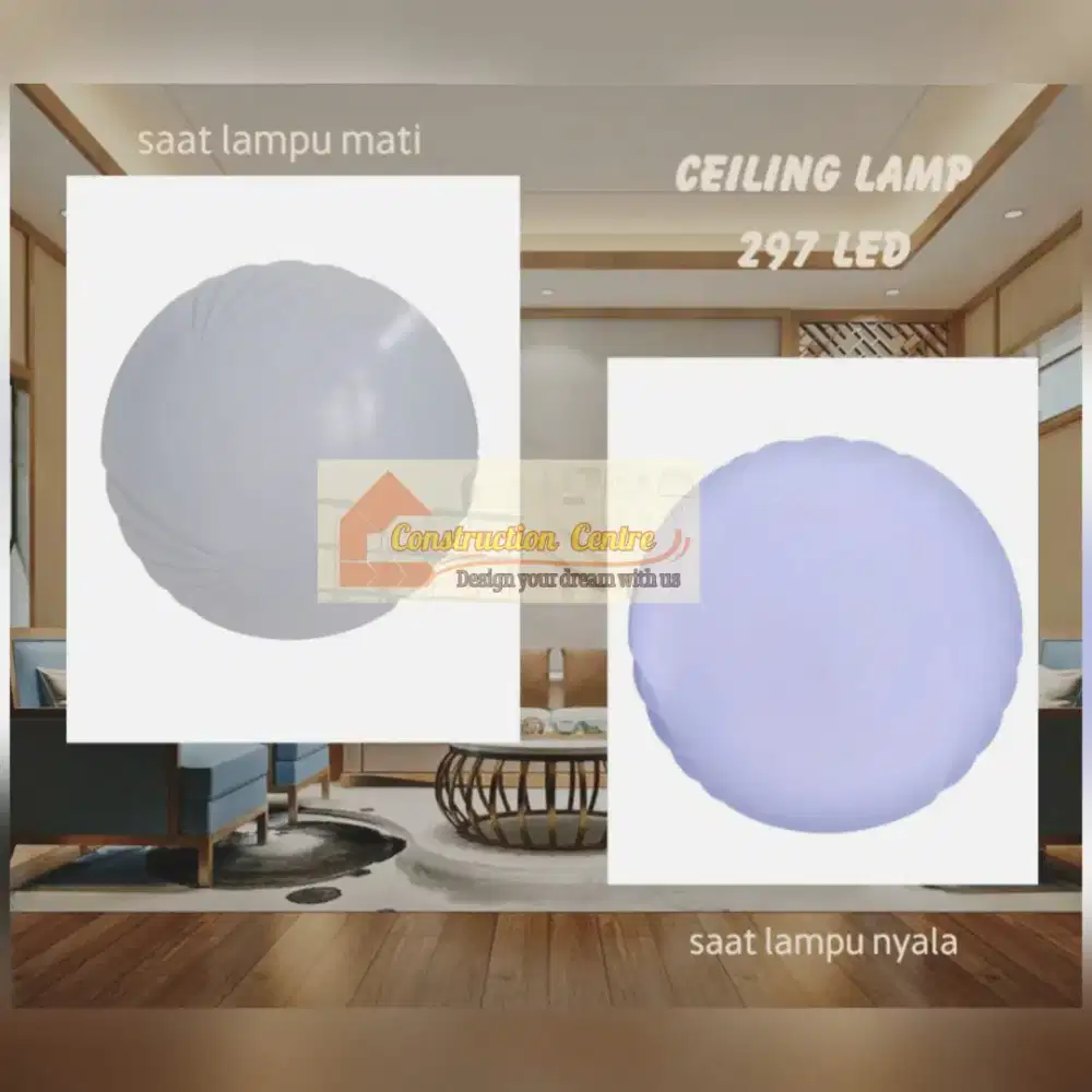 lampu plafon polos