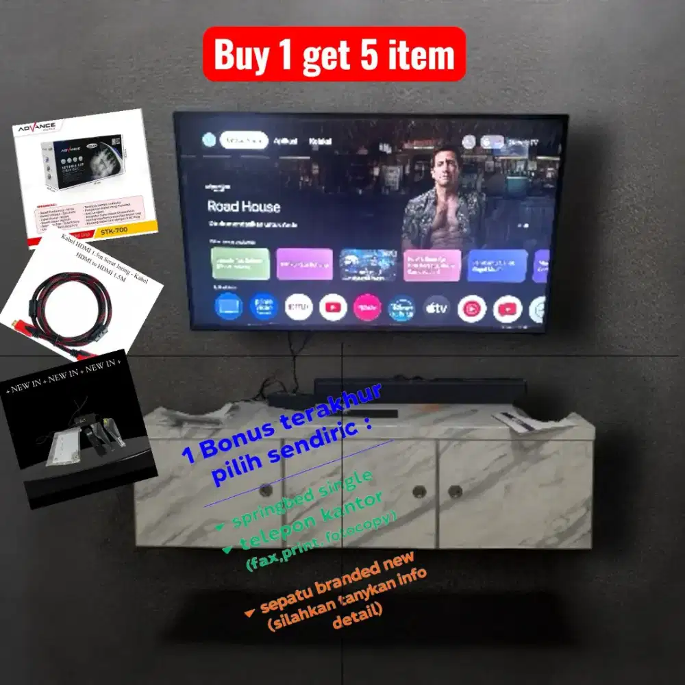 SmartTV SONY 50” KD-50X75K Mulus Like New – Medan COD Cepat