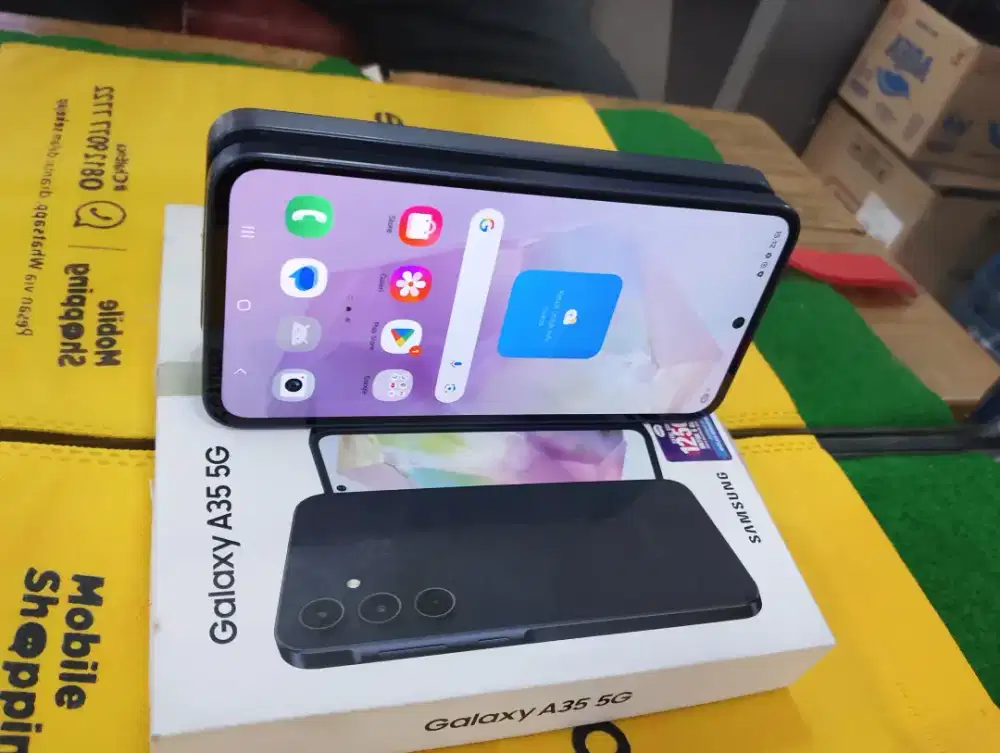 Samsung A35 5G Ram 8/256 gb lengkap tampa kendala