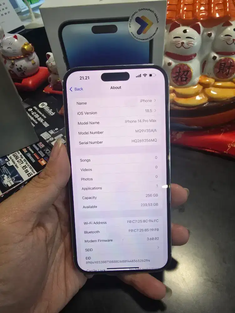 [ Second ] iphone 14 Pro Max 256GB Bh 85% kondisi Mulus No dent