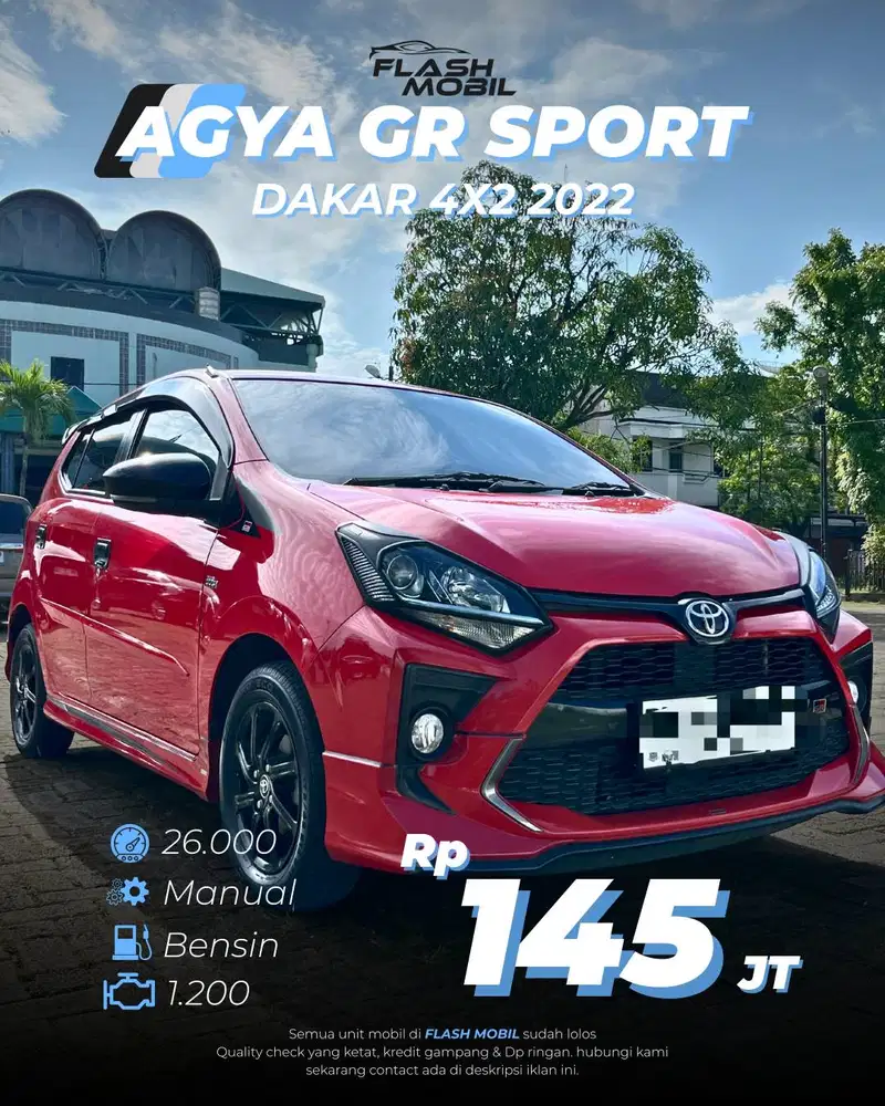 Toyota Agya GR 1.2 Manual 2022