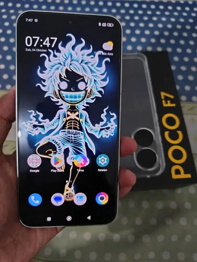 Handphone Poco F7 White 99% Like New Fullset (Nego Pertamax)