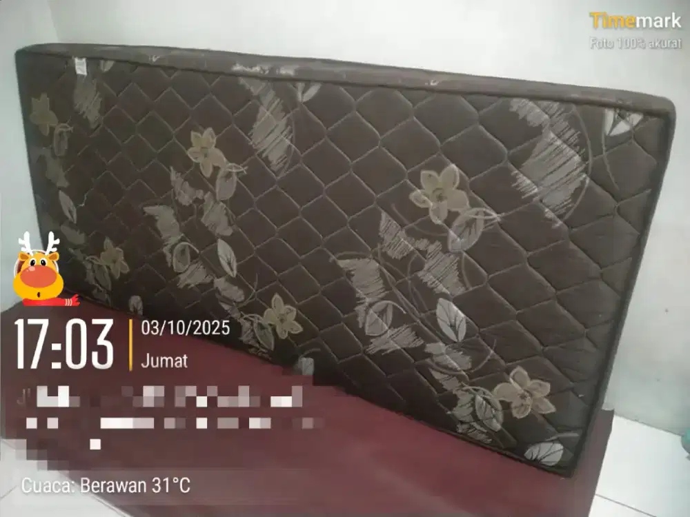Kasur merek lotus sepaket kursi meja kipas angin