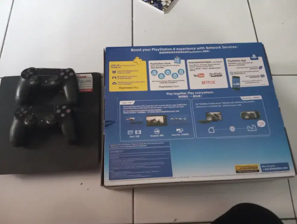 jual PS 4 ORI FULL SET