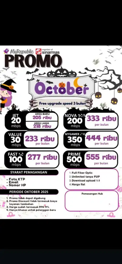 Promo WiFi Myrepublic Bojong gede Bogor