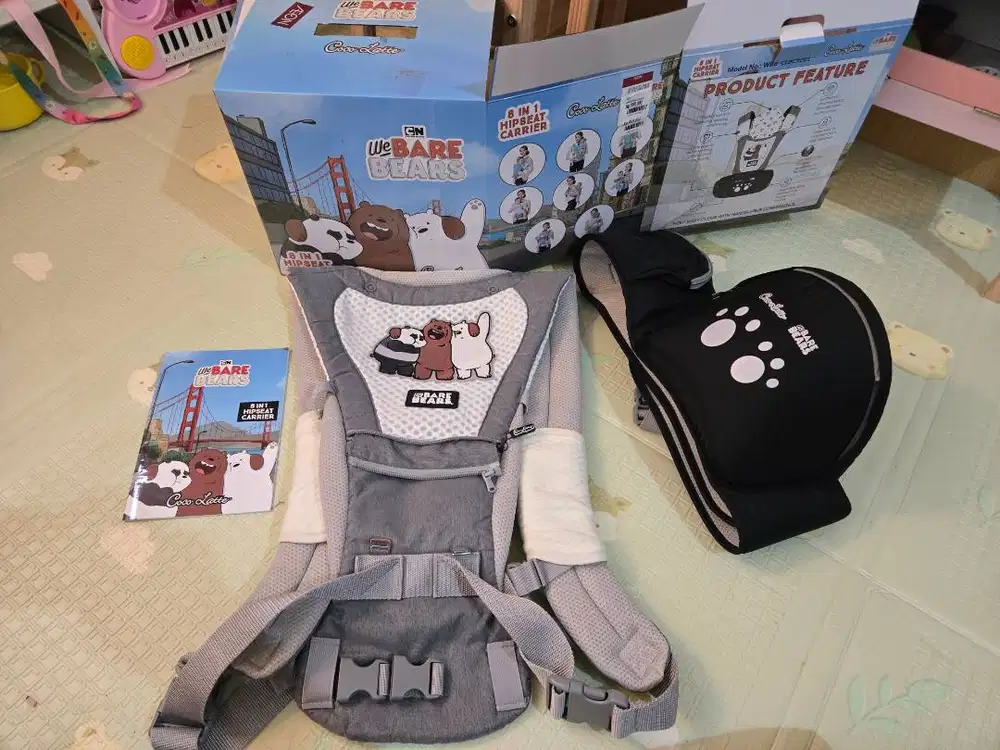 Gendongan Bayi Hipseat Premium 0-2 Tahun ChocoLatte