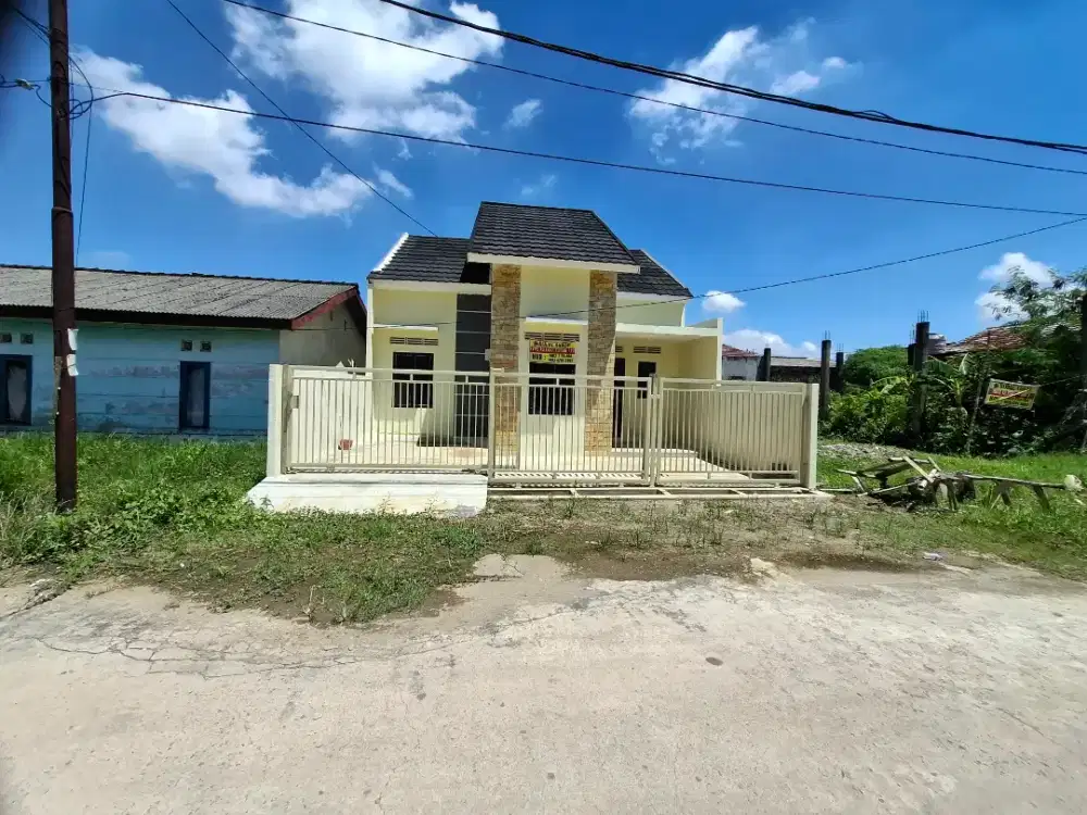 Rumah Baru dengan 3 KT dan 2 KM di Lokasi Strategis dekat dengan Kota