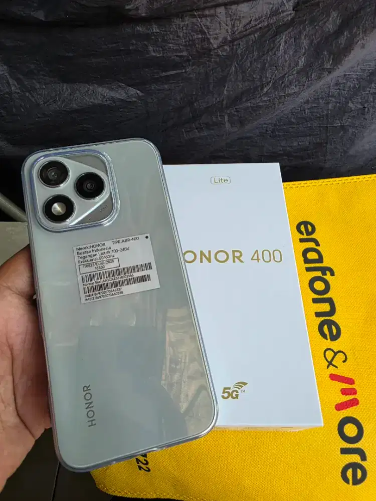 Honor 400 lite 8/256 masih baru bisa tt dibawahnya