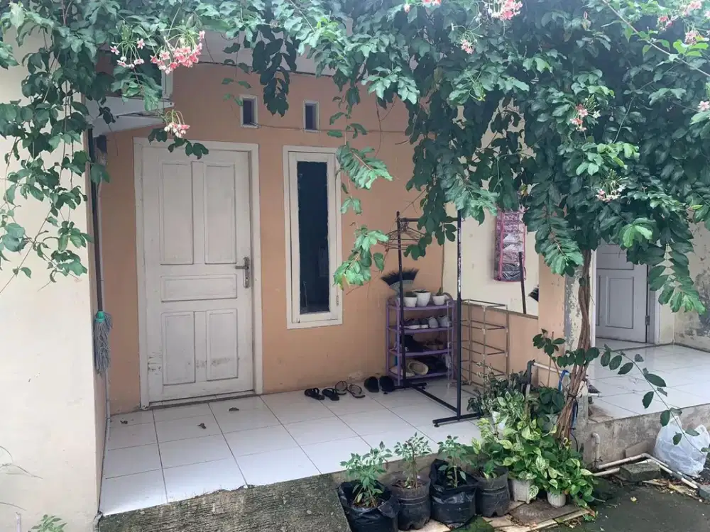 Jual rumah kontrakan 2 pintu dalam cluster benda pamulang strategis