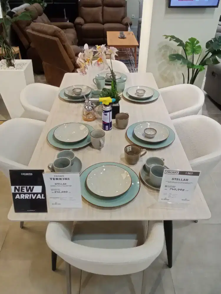 PROMO 1 SET! DINING TABLE AND CHAIR