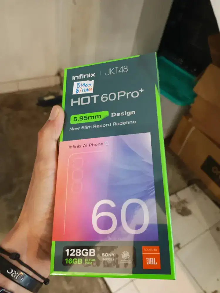 INFINIX HOT 60 PRO+ RAM 16(8+8)128GB NEW GARANSI RESMI