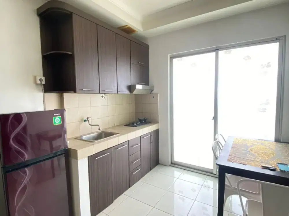 sewa 2BR furnish rapih lt rendah Apt.Mediterania garden res 2