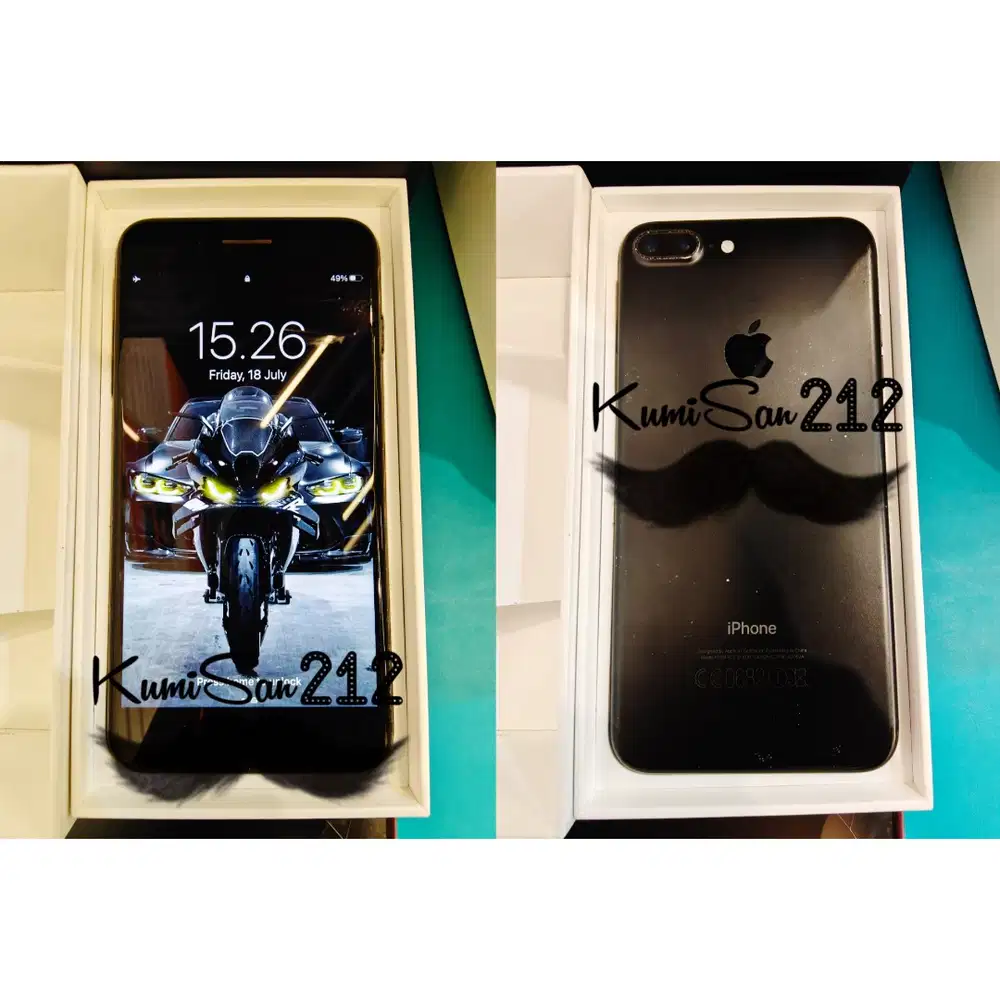 iPhone 7 Plus 256GB Black iBox Resmi Indonesia 2nd 7+ 256