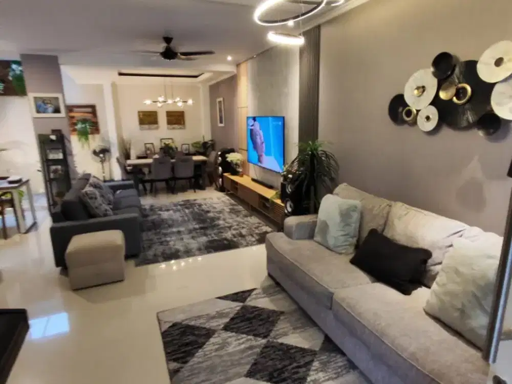 Rumah Semi Furnished Interior Cakep, Cluster Bohemia Village