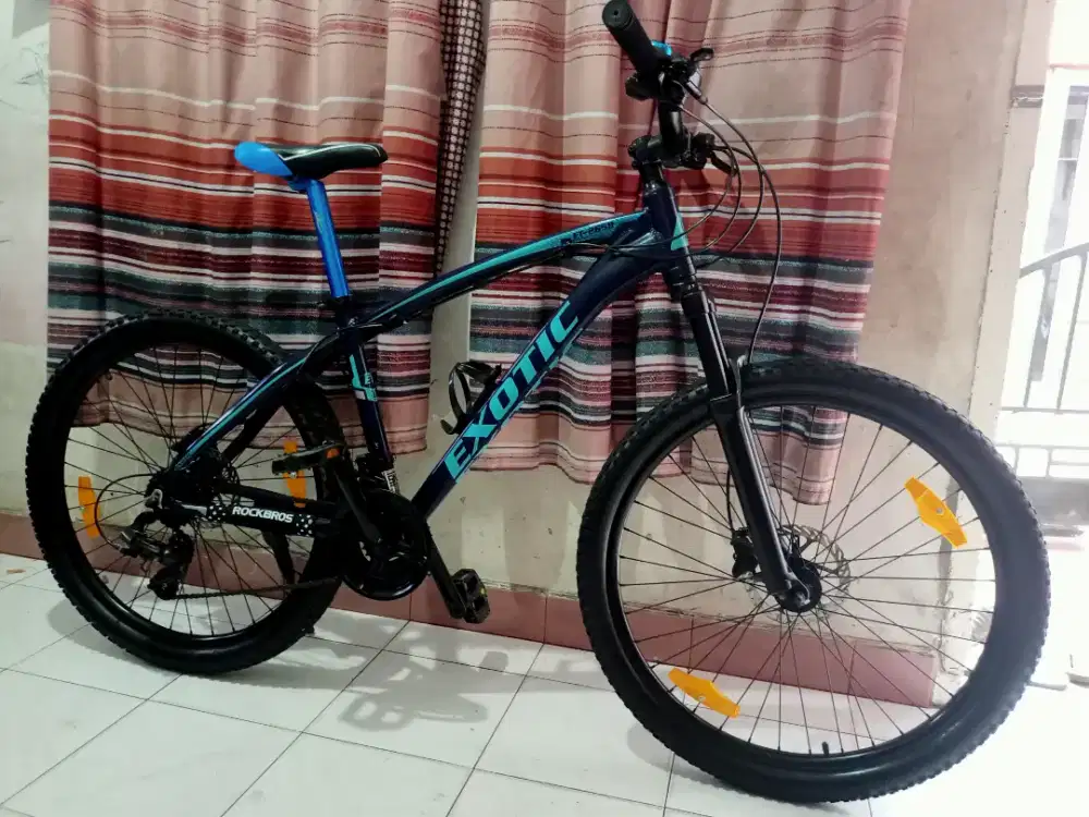 Sepeda MTB Frame Alloy,3X8 Speed,Rem Hidrolik,Mulus,Normal,Siap gowes.