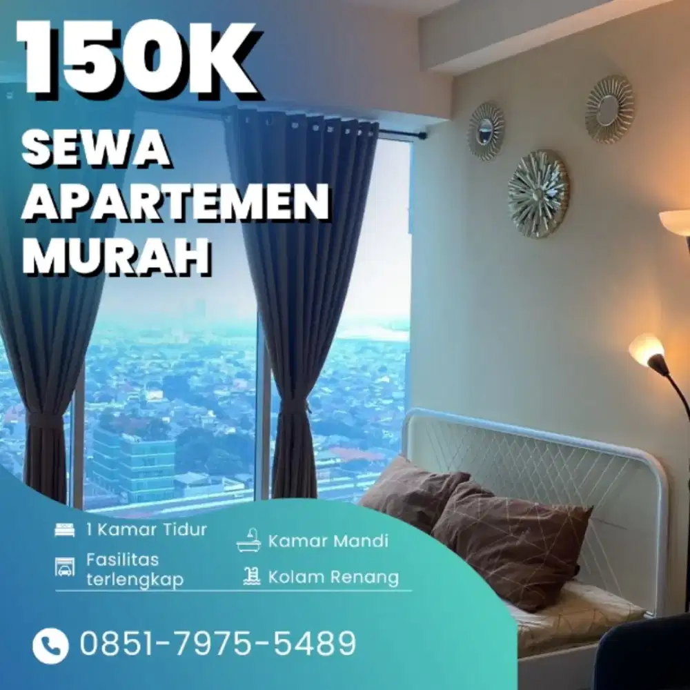 SEWA APARTEMEN HARIAN/TRANSIT KALIBATA CITY JAKARTA SELATAN TERMURAH