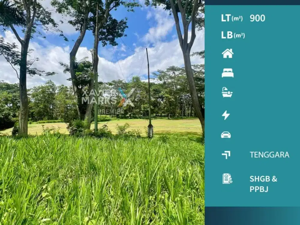 Dijual Tanah Kavling Luas di Jalan Utama Cluster Golf Kota Araya Malang