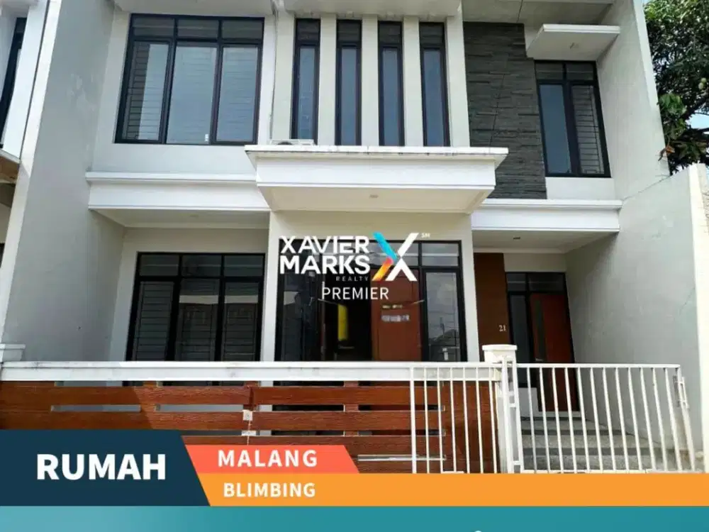 Rumah 2 Lt Dekat ke Suhat di Blimbing Malang Siap Huni
