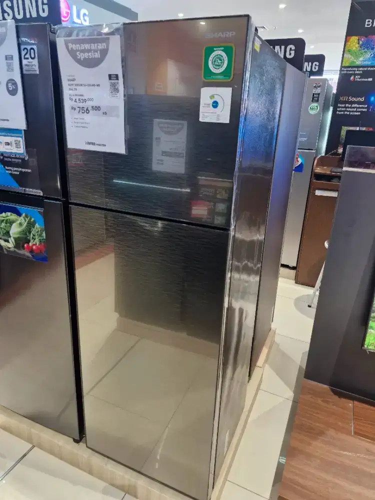 Sharp Kulkas 2 Pintu 256L Promo Cicilan Bisa Bunga 0%