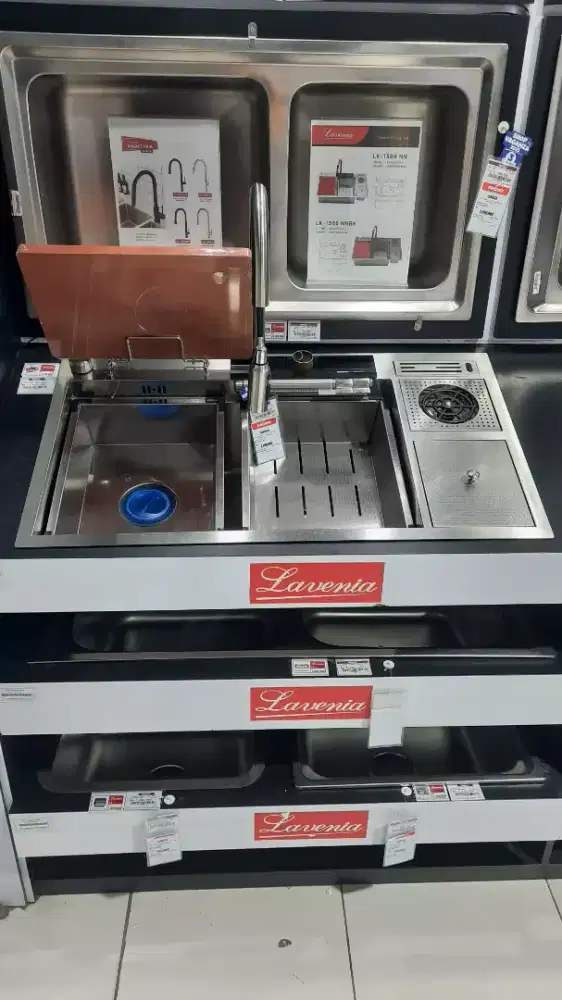 LAVENIA SINK - KRAN SET NAKO 88X50 LK-1388 NN SS