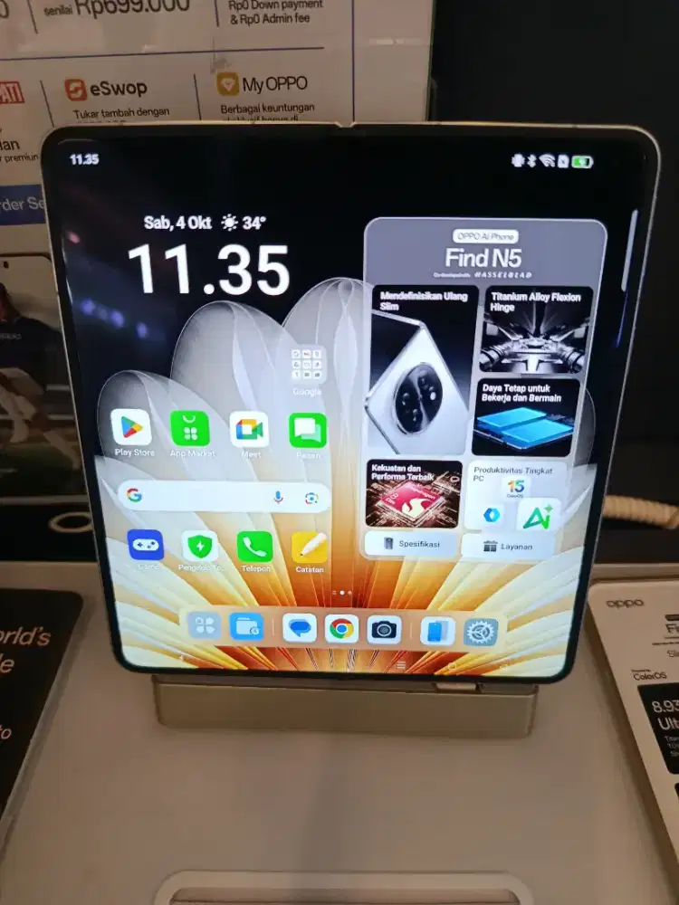 JUAL OPPO FIND N5 NEW 16/512
