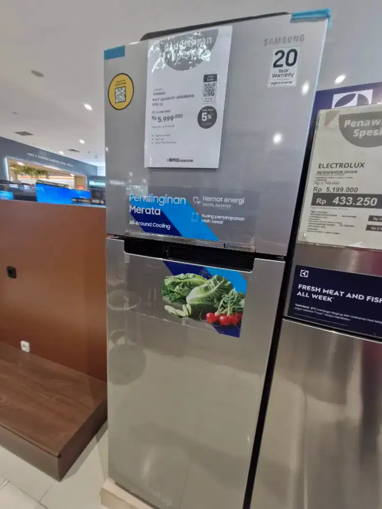 Samsung Kulkas 2 Pintu 255L Promo Cicilan Bisa Bunga 0%