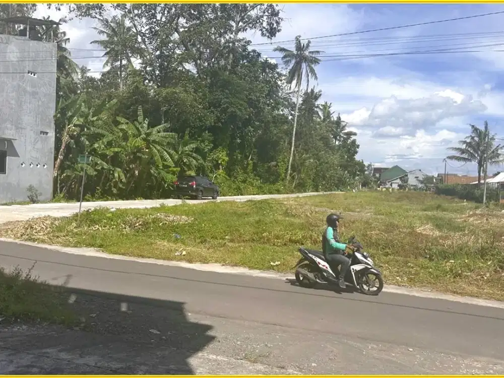 Tanah Murah di Jl. Raya Wedomartani Dekat Jogja Bay