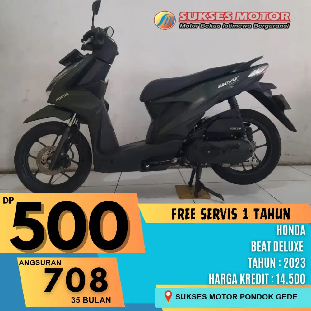 DP 500 RIBU HONDA BEAT DELUXE TAHUN 2023