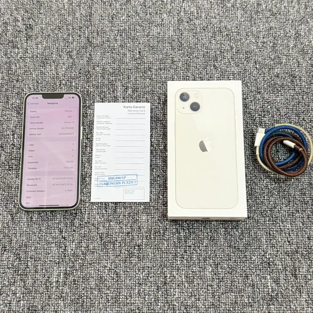 iPhone 13 128 starlight ID/A LIKE NEW