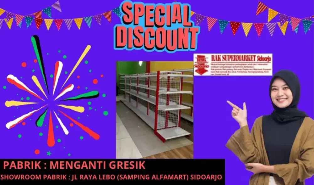 Rak minimarket Gondola