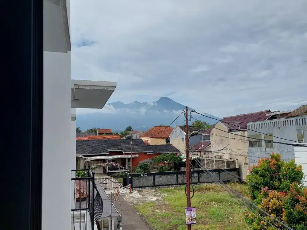 Rumah Siap Huni Suasana Asri dengan View Gunung di Kota Bogor