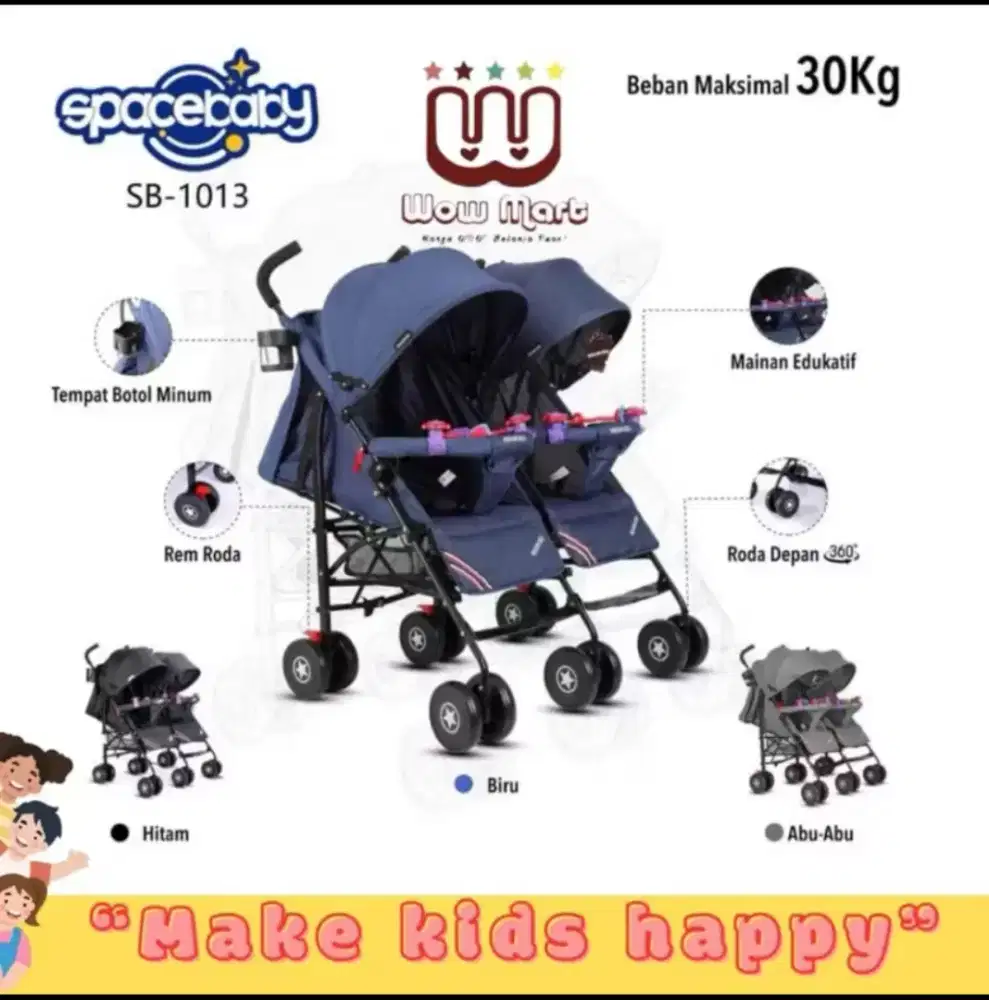 Jual Stroller Twin Baby Swing Pagar dll