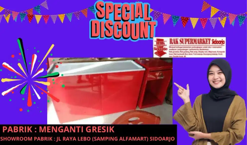 Meja kasir supermarket